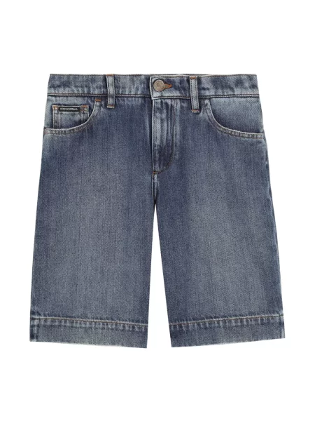 Szorty jeansowe dziecięce Dolce And Gabbana niebieskie