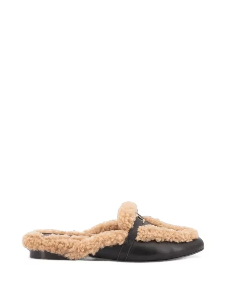 Papuci de casă Toral Shoes din piele negru