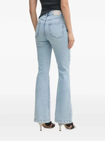 Blugi evazați Dkny evazate albastru