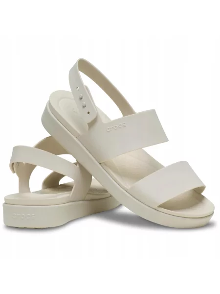 Sandały dla Kobiet Crocs Brooklyn Backstrap Low. beżowe