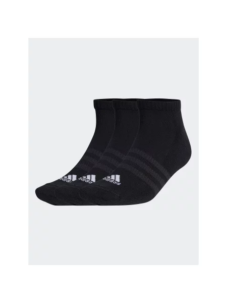 Adidas Kotníkové ponožky Unisex Cushioned Low-Cut Socks 3 Pairs Černá bílé