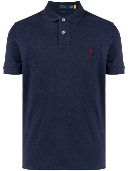 Džersinė trumpas polo marškinėliai Polo Ralph Lauren mėlyna
