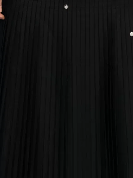 Plisirana plisirana suknja Rokh crna