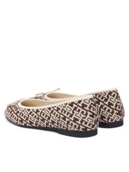 Baleríny Tommy Hilfiger Th Charm Jacquard Ballerina Barevná