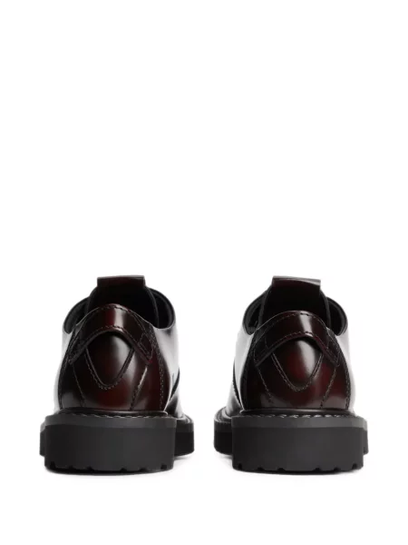 Pantofi derby Tommy Hilfiger maro