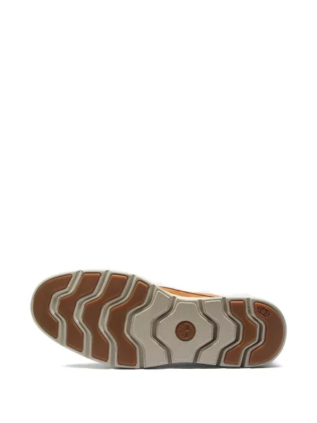 Botine Timberland cu șireturi din dantelă maro