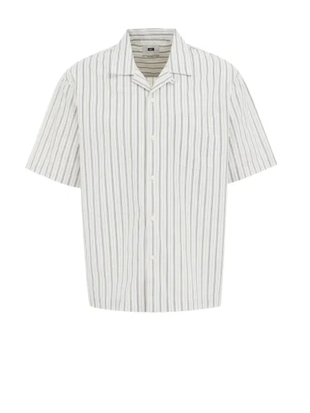 WE Fashion Košile marine modrá / černá bílá