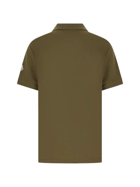 Tricou polo Moncler cu autograf verde