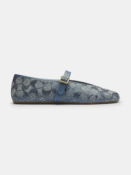Pantofi cu toc Coach albastru