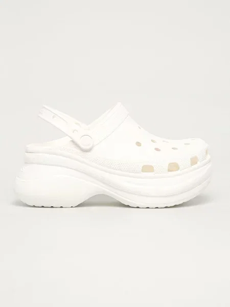 Crocs papuci Bae Clog alb