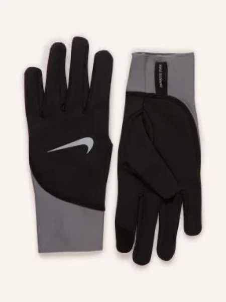 Běžecké rukavice Nike Pacer Midweight RG black/smoke grey/silver černé