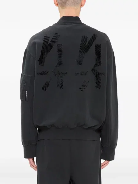 Geacă bomber 44 Label Group cu imagine negru