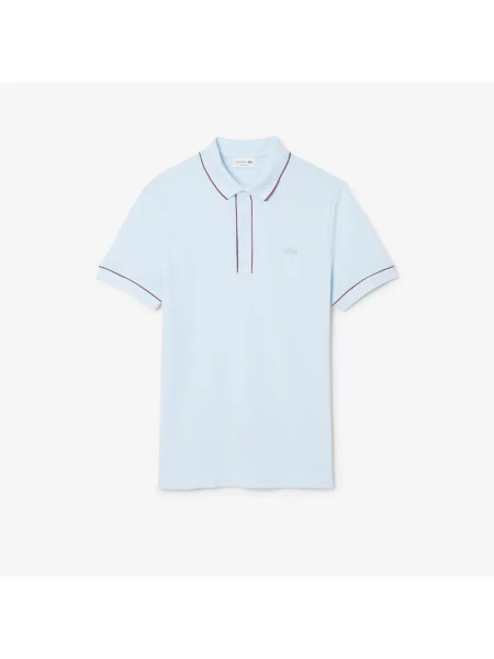 Поло Lacoste голубое