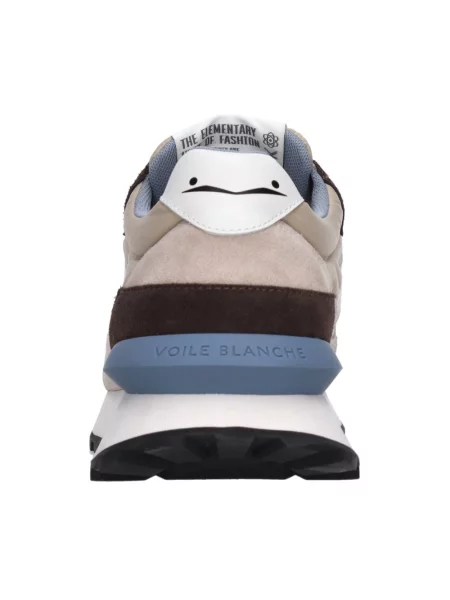 Sneakersy Voile Blanche skórzane beżowe