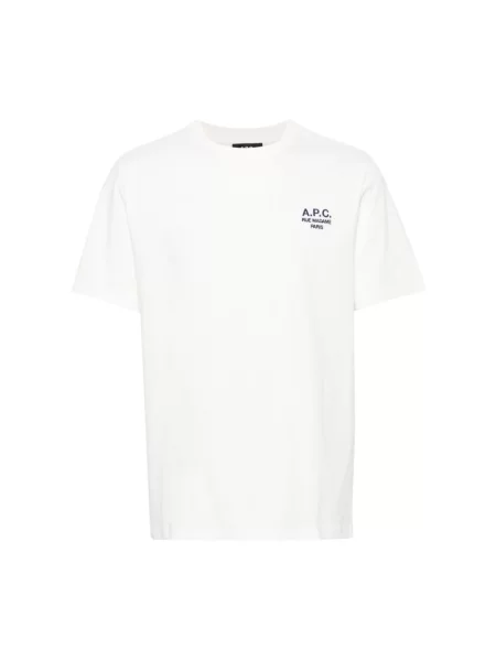 Koszulka A.p.c. z krótkim rękawem biała