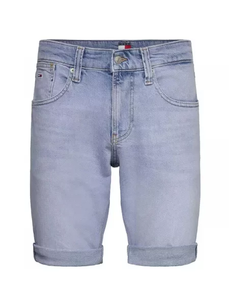 Kratke traper hlače Tommy Jeans plava