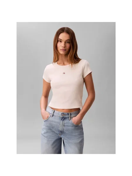 Majica Calvin Klein Jeans bež