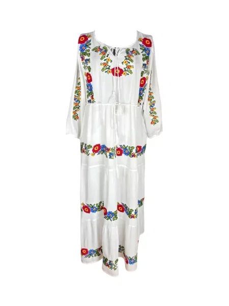 Rody’s forever Rochie Damenkleid weiß/gelb M' alb