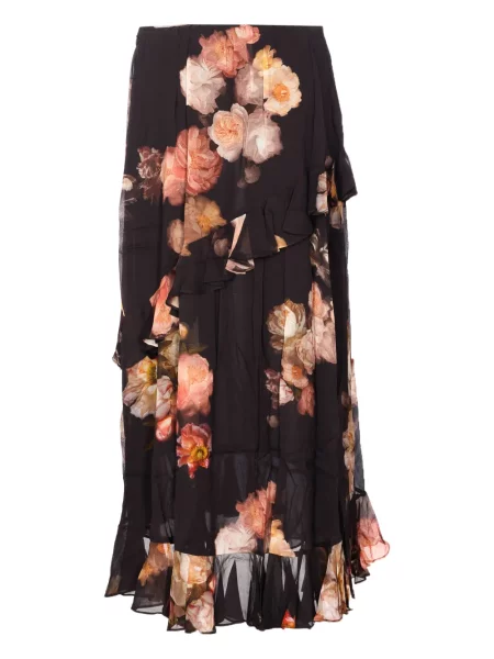 Fustă Zimmermann cu model floral cu imagine negru