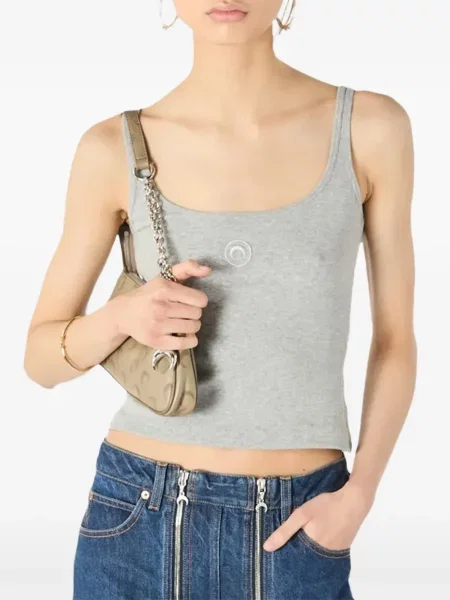 Fustă din denim Marine Serre albastru