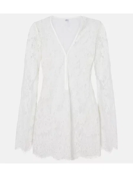 Rochie Bananhot din dantelă alb