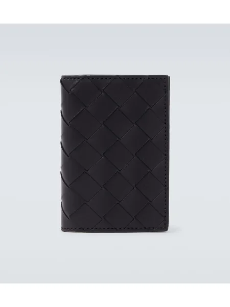 Portofel Bottega Veneta din piele negru