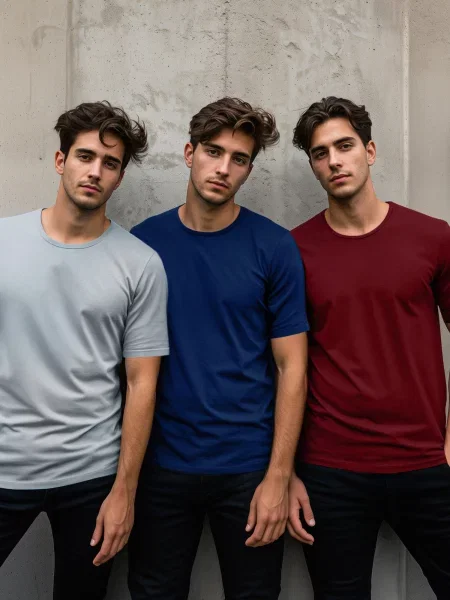 Trendyol Tricou bleumarin / albastru pastel / burgundy roșu