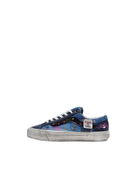Sneakersy Vans Old Skool wełniane niebieskie