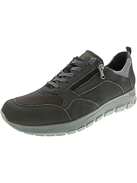 Sneakersy Waldläufer zamszowe szare
