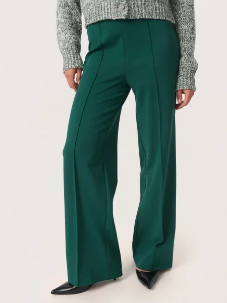 SOAKED IN LUXURY Pantaloni Bea smarald verde