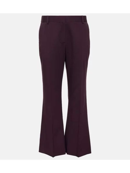 Vlnené nohavice Altuzarra fialová