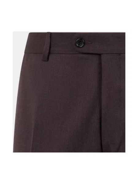 Spodnie Brooks Brothers wełniane fioletowe