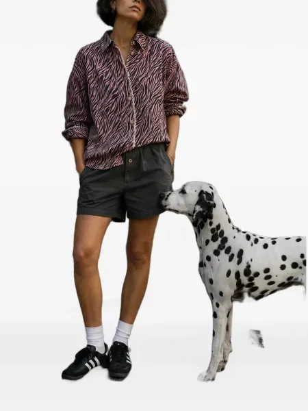 Cămașă Favorite People cu model zebră roz