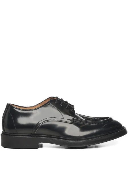 Кожаный обувки в стил дерби Giuliano Galiano черно