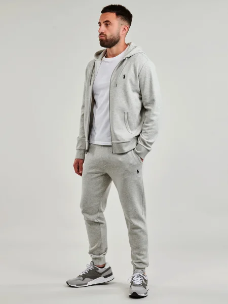 Pletená bežecká tepláková súprava Polo Ralph Lauren sivá