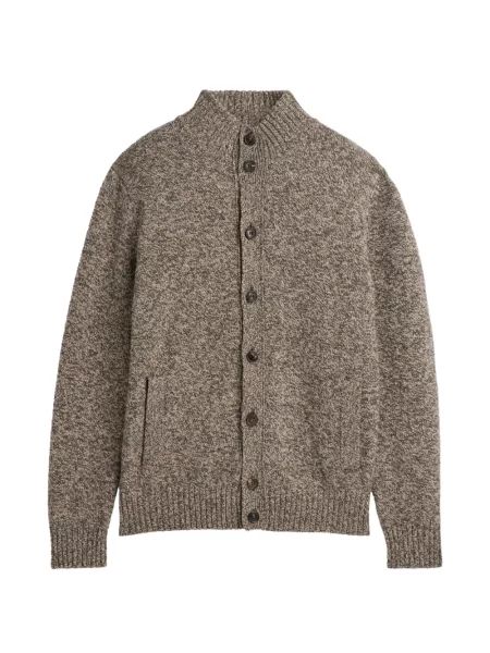 Cardigan Zanone de lână maro