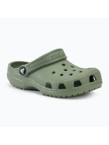 Детски джапанки Crocs Classic Clog Kids moss зелено