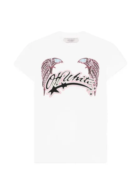 Tricou Off-white cu imagine alb