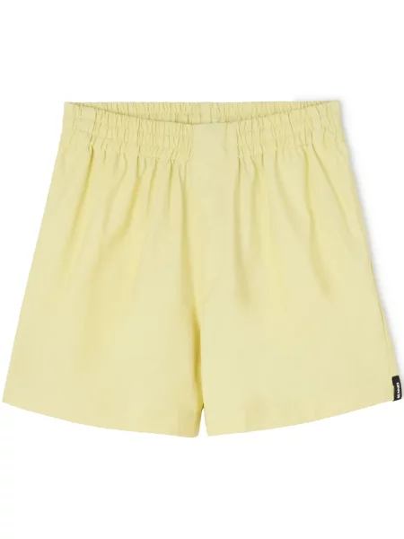 Pantaloni scurți Sunnei plisate galben