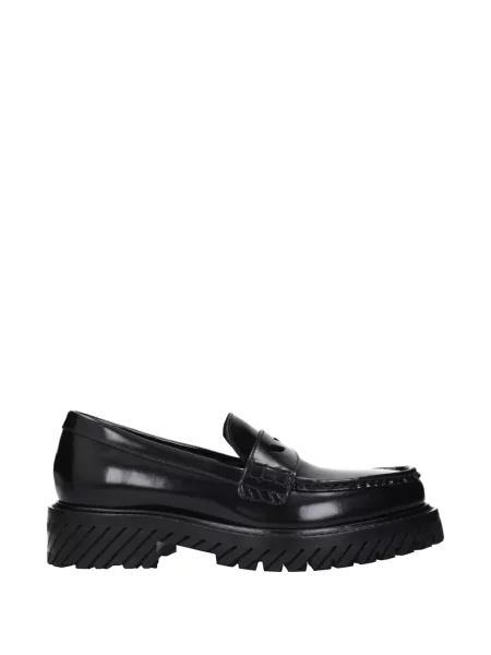 Pantofi loafer Off-white din piele alb