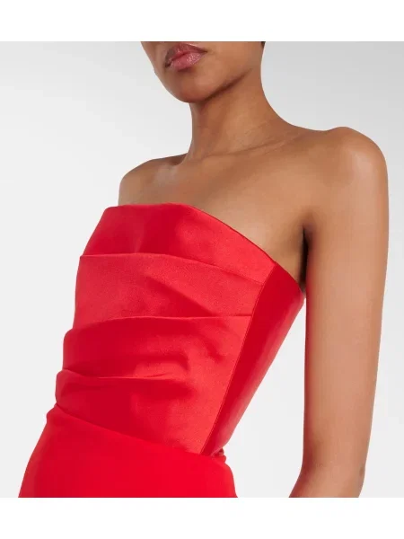 Rochie Solace London din satin roșu