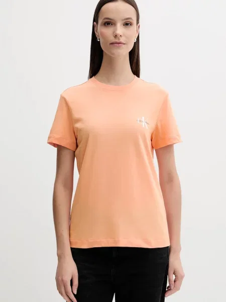 Calvin Klein Jeans tričko oranžové