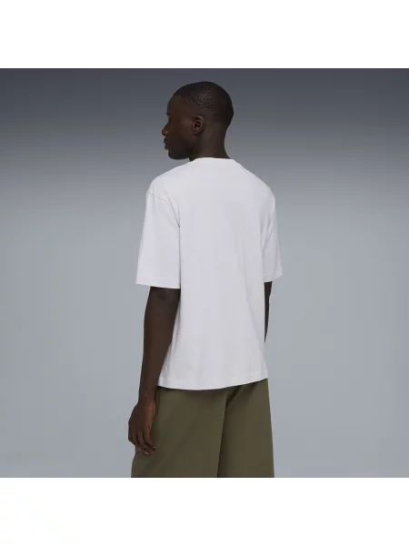 PUMA koszulka o pudełkowym kroju WARDROBE ESS Odzież S biały