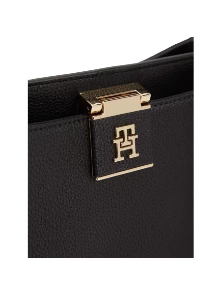 Tommy Hilfiger crossbody kabelka dámska z imitácie kože čierna