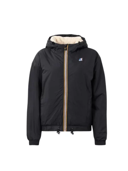 Kurtka przejściowa K-way z kapturem czarna