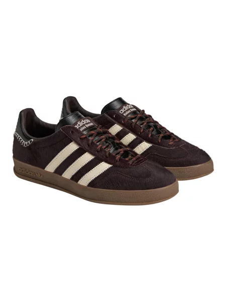 Sneakersy Adidas Gazelle skórzane brązowe