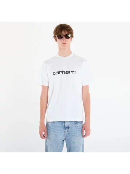 Carhartt WIP Tričko čierna biela