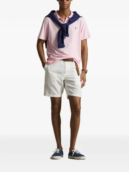 Ριγέ δερμάτινος κάλτσες Polo Ralph Lauren με κορδόνι μαύρο