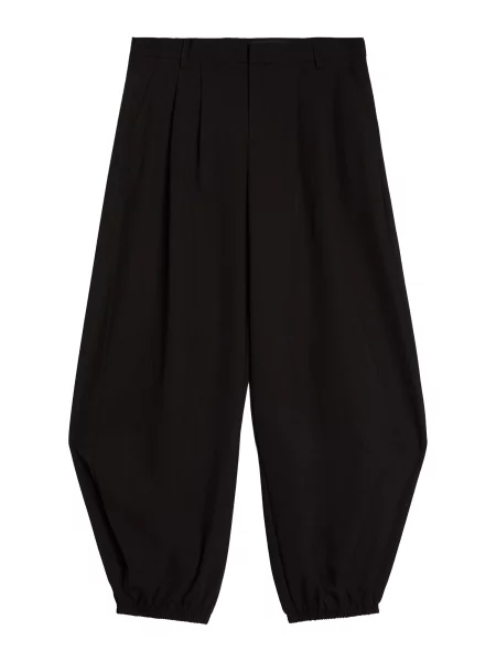 Bershka Pantaloni cutați negru