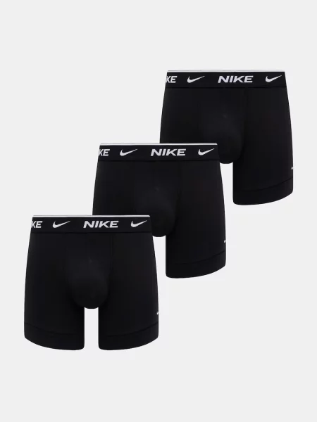 Nike testhezálló boxeralsó férfi elasztánnal csomag fekete
